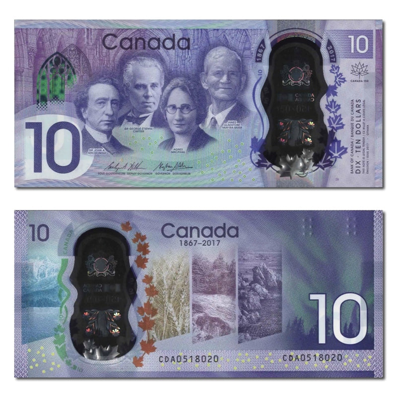 Canada 2017 10 Dollars Sesqui-Centenary CFU