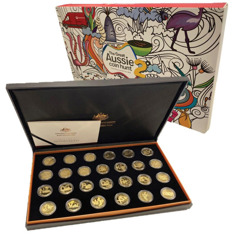 $1 2021 The Great Aussie Coin Hunt 26 Coin Proof Set