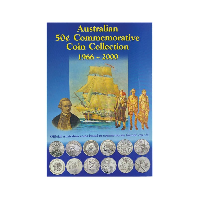 1966-2000 50c Australian Commemorative Coin Collection