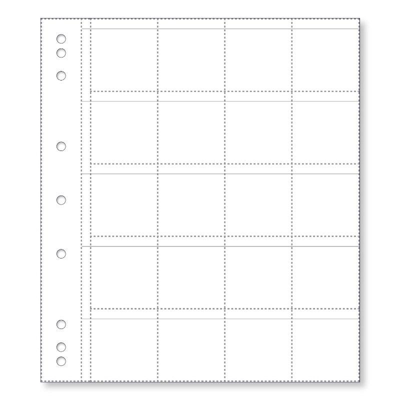 Coin Album Refill Pages - Pack of 10