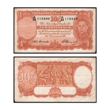 (1949) Coombs/Watt Ten Shillings R.14
