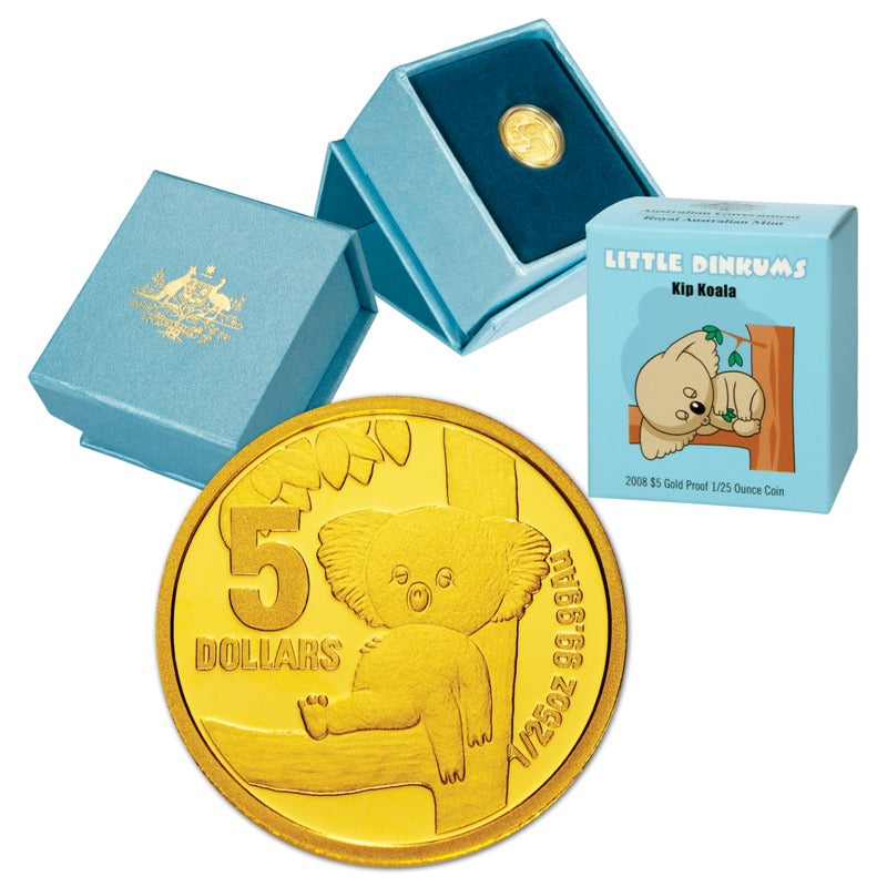 $5 2008 Little Dinkums Koala Gold Proof