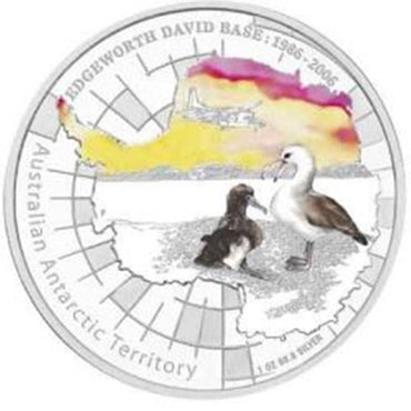 2006 Australian Antarctic Territory Series - Edgeworth David 1oz Silver Proof