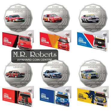 50c 2018 Ford High Octane 6 Coin Collection
