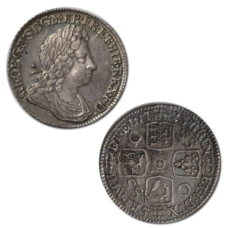 Great Britain 1723 South Sea Co. Shilling
