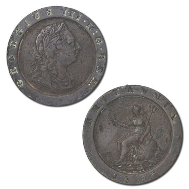 Great Britain 1797 George III Cartwheel Twopence