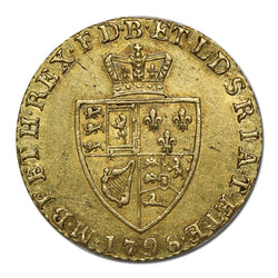 Great Britain 1798 Gold Spade Half Guinea VF/VF+