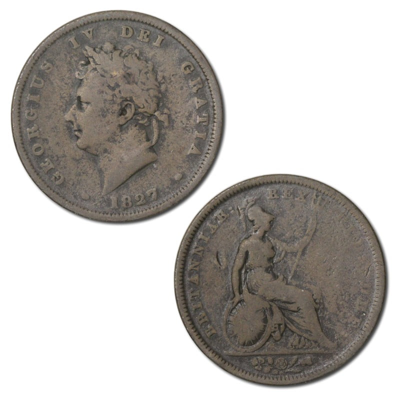 Great Britain 1827 George IV Penny