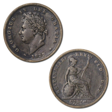 Great Britain 1827 George IV Penny