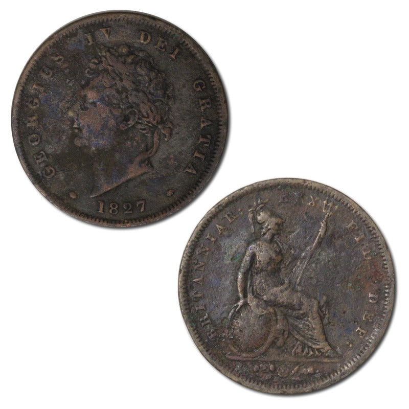 Great Britain 1827 George IV Penny