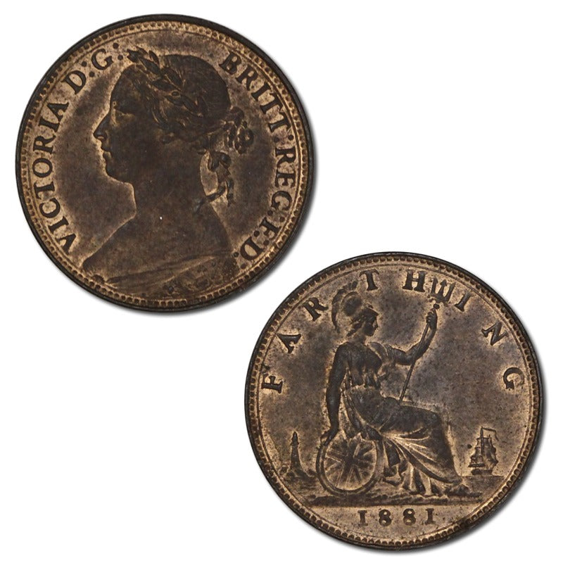 Great Britain 1881 Victoria Farthing