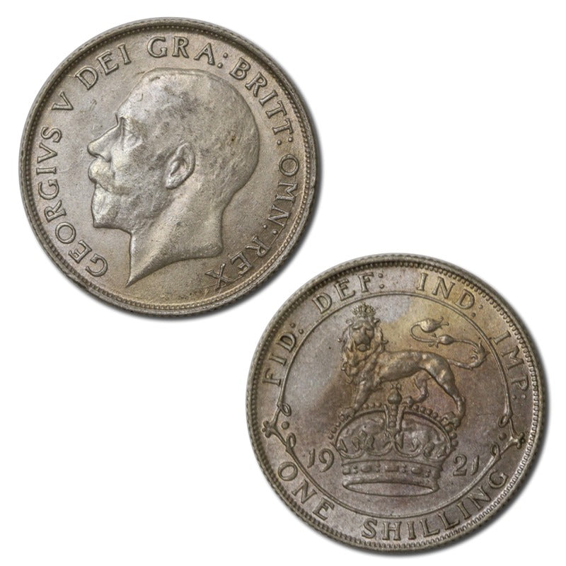 Great Britain 1921 Silver Shilling EF