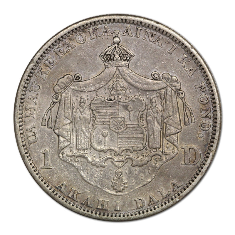 Hawaii 1883 Silver Dollar VF-VF+