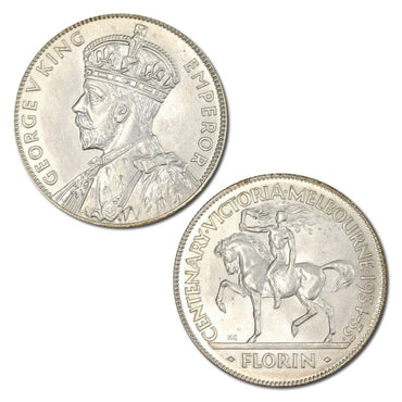 Australia 1934/5 Melbourne Centenary Florin