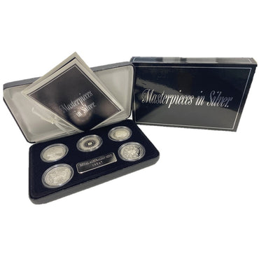 Masterpieces in Silver 1989 50c Coin Collection