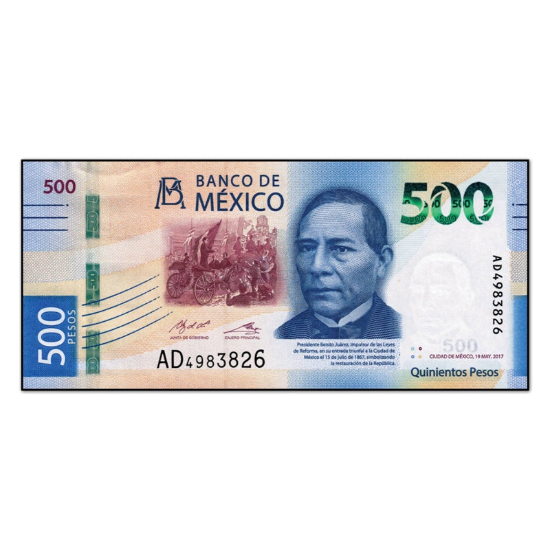 Mexico 2017 500 Pesos P.New CFU