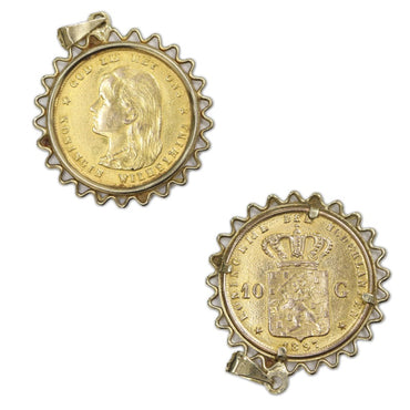 Netherlands 1897 10 Gulden Gold (with Clasp)
