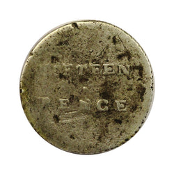 New South Wales 1813 Fifteen Pence (Dump) E/3 nFINE