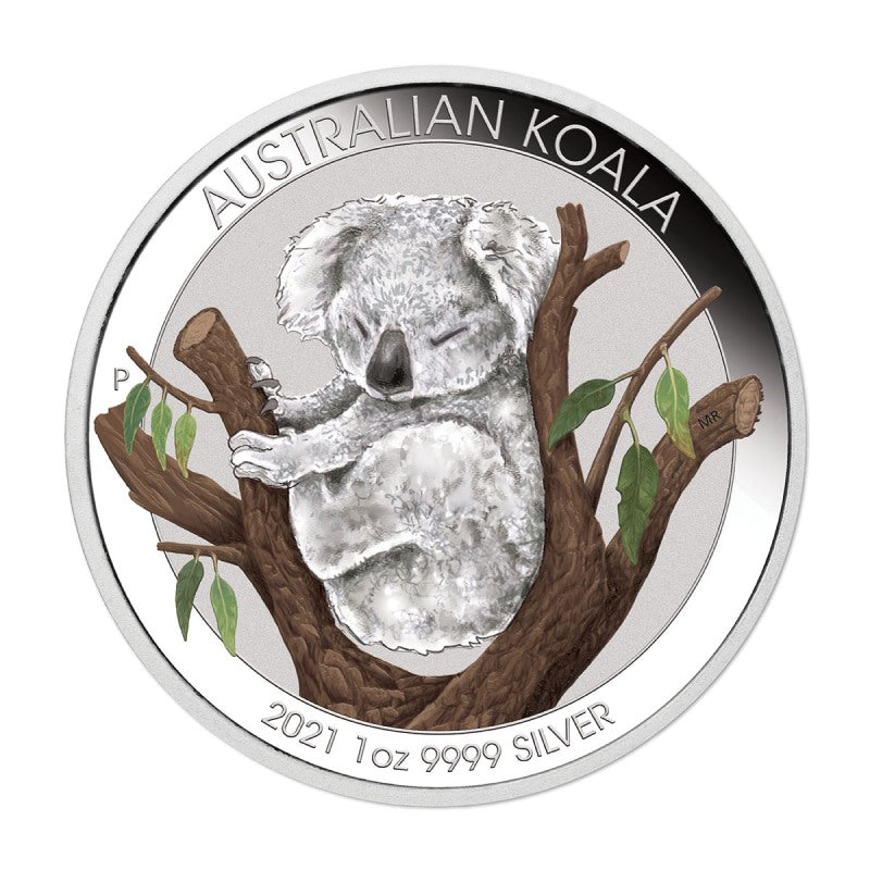 2021 Koala ANDA Brisbane Money Expo 1oz Silver Coloured