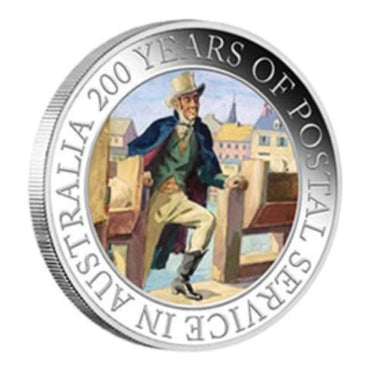 $1 2008 First Postmaster 200 Years 1oz Proof