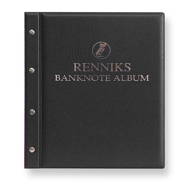 Renniks Banknote Album - BLACK | Renniks Banknote Album - BLACK