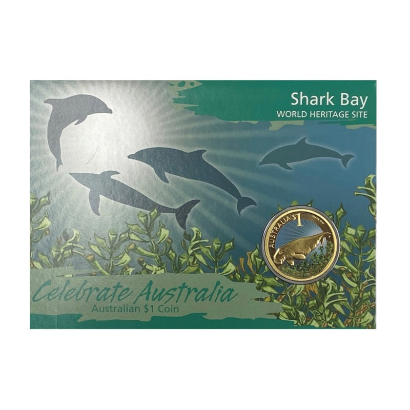 $1 2010 Celebrate Australia - Shark Bay Al/Br Carded UNC