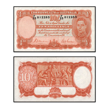 (1939) Sheehan/McFarlane Ten Shillings R.12 EF