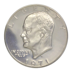 USA 1971 Silver Dollar Cased FDC