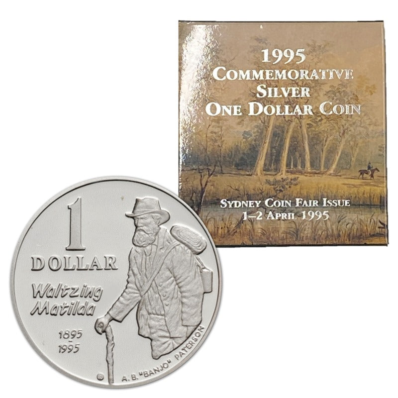 $1 1995 Waltzing Matilda Silver Proof Coin Fair Release