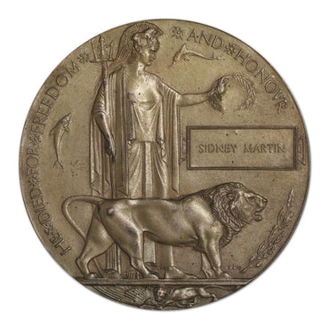 WWI Memorial (Death) Plaque